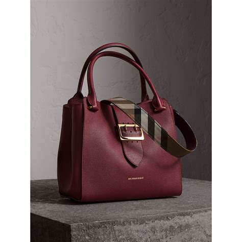 burberry medium grainy leather tote bag|burberry work tote.